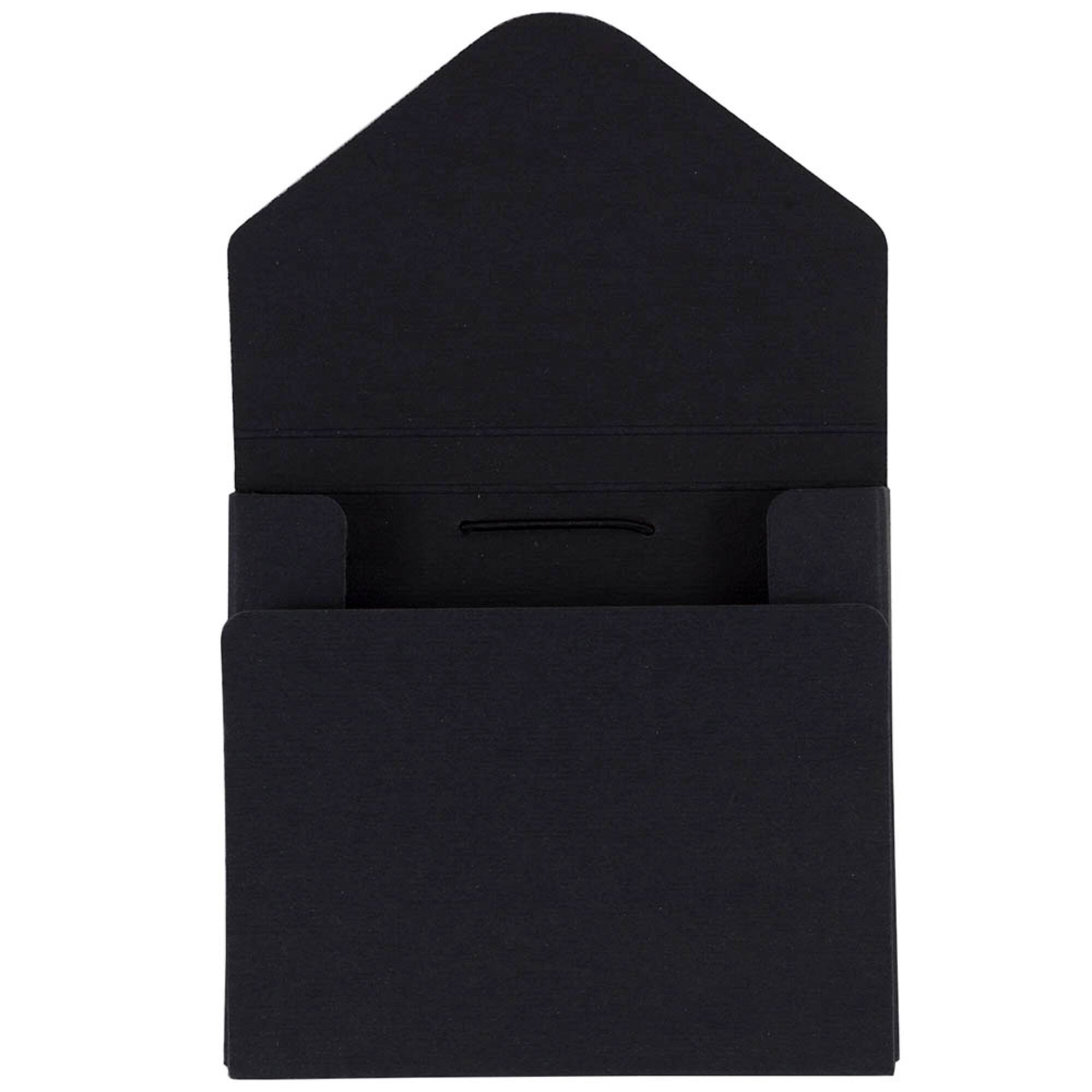 JAM Paper Black Kraft CD Size Portfolio